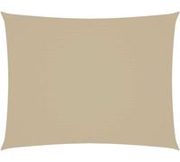 vidaXL Voile d'ombrage Oxford Rectangulaire 6x8 m Beige