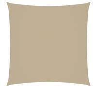 vidaXL Voile d'ombrage Oxford Tissu Carré 3x3 m Beige
