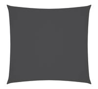vidaXL Voile d'ombrage Oxford Tissu Carré 4,5x4,5 m Anthracite