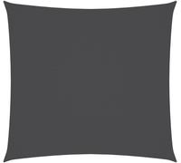 vidaXL Voile d'ombrage Oxford Tissu Carré 6x6 m Anthracite
