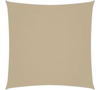 vidaXL Voile d'ombrage Oxford Tissu Carré 6x6 m Beige