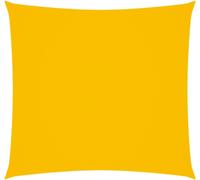 vidaXL Voile d'ombrage Oxford Tissu Carré 6x6 m Jaune