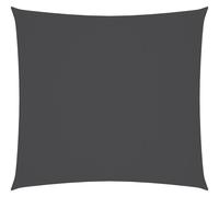vidaXL Voile d'ombrage Oxford Tissu Carré 7x7 m Anthracite