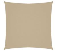 vidaXL Voile d'ombrage tissu Oxford carré 7x7 m Beige