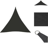 vidaXL Voile d'ombrage Oxford-Tissu Triangulaire 4,5x4,5x4,5 m Anthracite - Parasols & Protection solaire