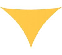 vidaXL Voile d'ombrage Oxford Tissu Triangulaire 5x7x7 m Jaune