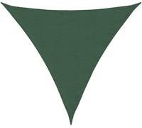 vidaXL Voile d'ombrage Oxford triangulaire 6x6x6 m Vert foncé