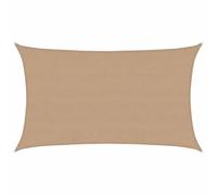 vidaXL Voile d'ombrage 160 g/m² Taupe 5x8 m HDPE