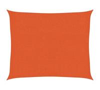 vidaXL Voile d'Ombrage Protection Voile Solaire Voile de Parasol Anti UV Jardin Patio Terrasse Balcon Extérieur 160 g/m² Orange 2,5x3 m PEHD