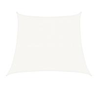 vidaXL Voile d'Ombrage Protection Voile Solaire Voile de Parasol Anti UV Jardin Patio Terrasse Balcon Extérieur 160 g/m² Blanc 3/4x3 m PEHD