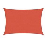vidaXL Voile d'ombrage - Terre cuite 2x3 m PEHD
