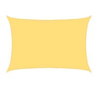 vidaXL Voile d'ombrage 160 g/m² HDPE Beige 5x6 m