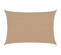 vidaXL Voile d'ombrage solaire 3x4 m Taupe 160 g/m² PEHD Anti-UV