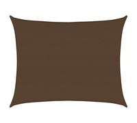 vidaXL Store 160 g/m² brun 6x8 m HDPE