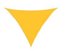 vidaXL Voile d'Ombrage Protection Voile Solaire Voile de Parasol Anti UV Jardin Patio Terrasse Balcon Extérieur 160 g/m² Jaune 4x4x5,8 m PEHD