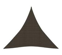 vidaXL Voile d'ombrage 160 g/m² Marron 3x3x3 m PEHD