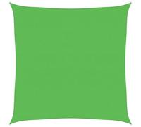 vidaXL Voile d'Ombrage Protection Voile Solaire Voile de Parasol Anti UV Jardin Patio Terrasse Balcon Extérieur 160 g/m² Vert Clair 4,5x4,5 m PEHD
