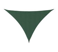 vidaXL Voile d'ombrage Vert foncé 7 x 5 x 5 m 100% Polyester Oxford