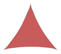 vidaXL Voile d'ombre 2 x 2 x 2 m HDPE Triangulaire Terre Cuite