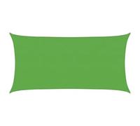 vidaXL Voile d'ombre 2 x 6 m HDPE Rectangulaire Vert Clair
