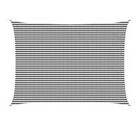 vidaXL Tente d'ombrage anthracite et blanche 5 x 8 m en HDPE
