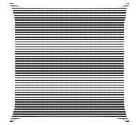 vidaXL Voile d'ombre Anthracite et blanc 7 x 7 m HDPE