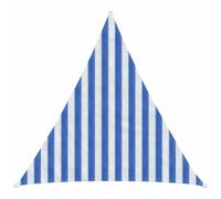 vidaXL Voile d'ombre Bleu et Blanc 2 x 2 x 2 m HDPE
