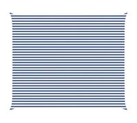 Tente d'ombrage vidaXL bleue et blanche, 6 x 5 m, 100 % polyester Oxford