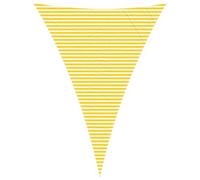 Vidaxl Voile D'ombre Extérieure Jaune Et Blanc 5 X 7 X 7 M