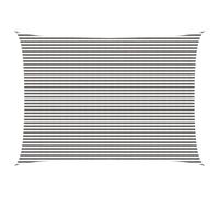 vidaXL Voile d'ombre Rectangulaire 5 x 8 m HDPE Gris clair et blanc