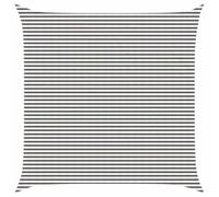 vidaXL Voile d'ombre Gris Clair et Blanc 6 x 6 m HDPE, Voile d'ombrage Moderne pour Jardin et terrasse, Pare-Soleil Respirant, Protection UV, Couverture perméable