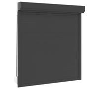 VidaXL Volet roulant anthracite 140 x 150 cm en aluminium et polyuréthane
