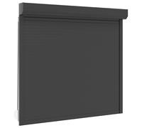VidaXL Volet roulant anthracite 160 x 150 cm en aluminium et polyuréthane