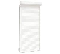 VidaXL Volet roulant blanc 100 x 210 cm en aluminium et polyuréthane