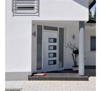 vidaXL Porte d'entrée blanche 100x210 cm Aluminium et PVC