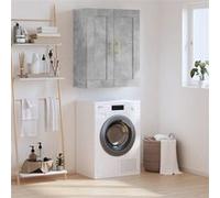 vidaXL Wandkast 69,5x34x90 cm bewerkt hout betongrijs830368 Gris G