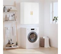 Wandkast 69,5x34x90 cm wit828404