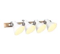 Vidaxl Lampe Murale Industrielle Blanc 90x25 Cm E27