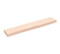 vidaXL Étagère murale 60x10x2 cm bois de chêne massif non traité Marron