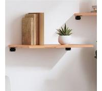 vidaXL Wandschap 60x40x2 cm behandeld massief eikenhout lichtbruin363647 Marron G