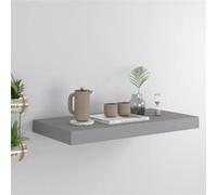 vidaXL Wandschap zwevend 50x23x3,8 cm MDF grijs323850 Gris G