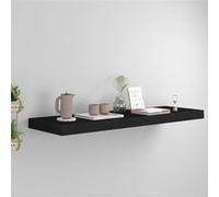 vidaXL Étagère Murale Flottante Noir 80x23,5x3,8 cm
