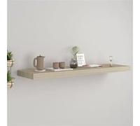 vidaXL Etagère Murale Flottante Etagère Suspendue Support Mural Bibliothèque Salon Salle de Séjour Maison Intérieur Couleur Chêne 90x23,5x3,8 cm MDF