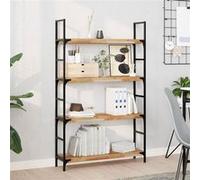 vidaXL Étagères flottantes 2 pcs 100x20x4 cm acacia massif à l'huile Marron