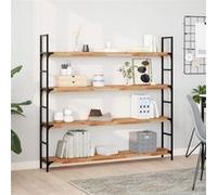 vidaXL Étagères flottantes 2 pcs 120x20x4 cm acacia massif à l'huile Marron