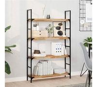 vidaXL Wandschappen 3 st zwevend olieafwerking 100x20x4 cm acaciahout3279589 Marron G