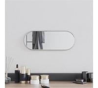 vidaXL Wandspiegel 40x15 cm ovaal zilverkleurig348188 G