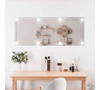 vidaXL Wandspiegel met LED's rechthoekig 40x100 cm glas3189154 miroir G