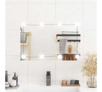 vidaXL Wandspiegel met LED's rechthoekig 40x60 cm glas3189152 miroir G