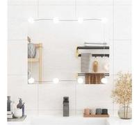 vidaXL Wandspiegel met LED's rechthoekig 50x60 cm glas3189155 miroir G